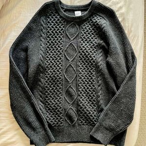 Men’s cable knit Crewneck Gap Sweater
